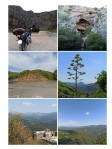 La moto y la cueva; la cueva y la poza; la Sierra de Ronda, la Sierra de Líbar y la Sierra Bermeja.